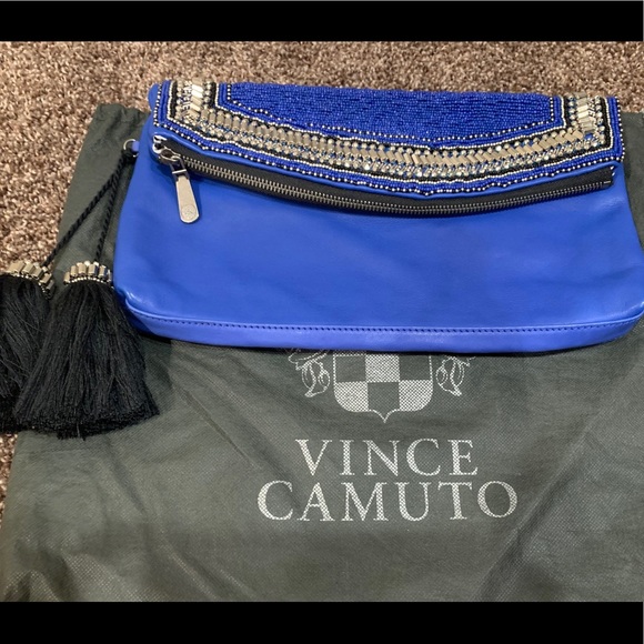 Vince Camuto Leather Clutch - Picture 1 of 7